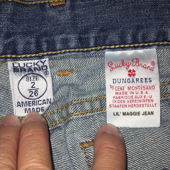 Lucky Brand Size 2 distressed Little Maggie jeans - Picture 7 of 8